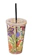 Insulated Cup W/Straw & Twist Lid-Madison's Garden