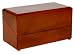 Rapport W134 Satin Walnut Double Watch Winder with Beige Interior