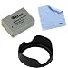 GTMax Replacement LH-DC60 Flower Lens Hood + NB-10L Lithium-Ion Battery + Cleaning Cloth for Canon PowerShot SX50 HS, SX40 HS Digital Camera