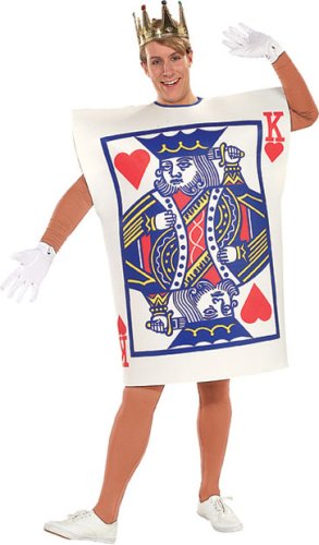 Adult King Of Hearts Playing Card Costume  