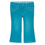 Infant Girls' Cherokee Embroidered Denim Jeans - Turquoise