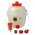 Set: Getr�nkefass 20 Liter mit allem Zubeh�r, Mostfass, Maischefass, Lagerfass, Plastikfass, Fass