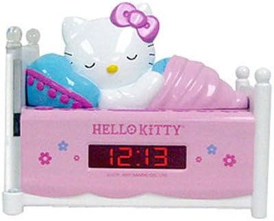 Sleeping Hello Kitty Alarm Clock Radio With Night Light