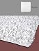 Premium Jersey Cotton Shag Rug 30" X 50" (WHITE)
