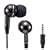 Denon AHC351K High-Quality Inner-Ear Headphones (Black)