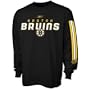 Reebok Boston Bruins Black Sharp Edge Long Sleeve T-shirt