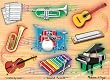 Melissa & Doug Musical Instruments Sound Puzzle