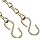 Dixon CH-B-12 Brass Cam and Groove Hose Fitting, Jack Chain with S-Hook, 12" Length