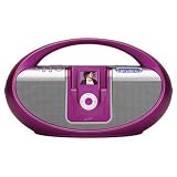 GPX Pink iLive Boombox w/ iPod Docking Station