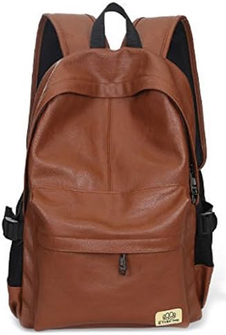 Cool Leather Double Shoulders Backpack Nice for School Students