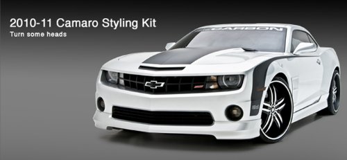 3dCarbon 691808 10-12 Chevrolet Camaro RS SS 5-Piece Ground Effects Styling Kit - Unpainted