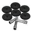 Swingline Replacement Punch Heads for Swingline Punch #A7074650 High Capacity Heavy Duty Punch, 9/32 Inch, 1 Set of 3 Punch Heads, 6 Discs, A7074872