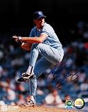 Bret Saberhagen Signed Royals Pitching Action 8x10 Photo