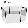 Ersatz Sicherheitsnetz � 430 cm f�r 6 Stangen, ohne Pfosten