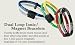 TrionZ Magnetic Ionic Therapy Bracelet (Green/Orange,Large)