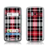 Red Plaid Design Protective Skin Decal Sticker for Nokia C6-01 Cell Phone