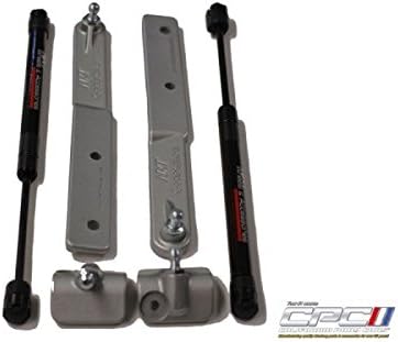 Mustang 2005-2010 V6 GT Gas Strut Hood Lift Kit Bolt in Natural Color