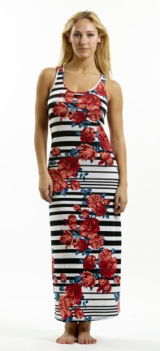 Racer Back Jersey Maxi Dress / Coverup in Sizes Small - 4X Cheap