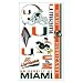 Sporting Goods : Miami (Florida) Hurricanes Temporary Tattoos Set (Set of 6 Sheets)