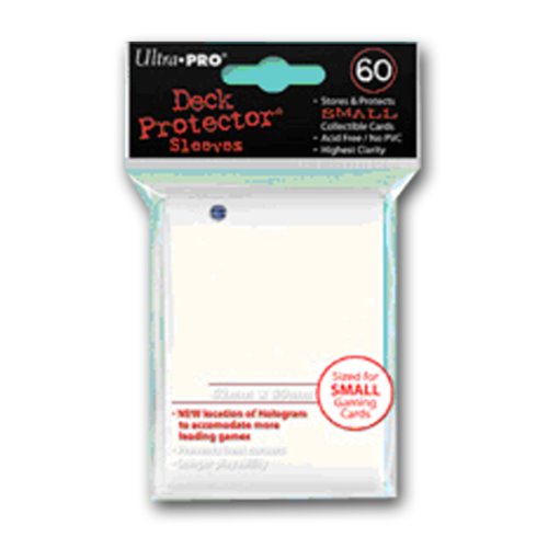 White Ultra Pro Yugioh Deck Protector Sleeves (60ct) New Sleeve Size For Bett... On Sale