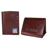 Kurt Busch #2 NASCAR Tri-Fold Leather Wallet - Brown