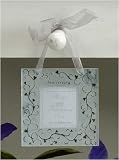 25th Silver Wedding Anniversary Christmas Picture Photo Frame Ornament #47527