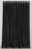 Black Velvet Curtains / Drapes / Panels - Tab Top (Loops)
