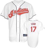 Kerry Wood Jersey: Adult 2010 Majestic Home White Replica #34 Cleveland Indians Jersey - X-Large