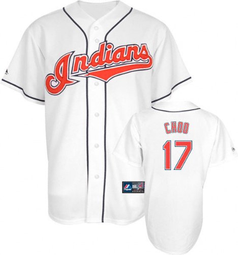 Kerry Wood Jersey: Adult 2010 Majestic Home White Replica #34 Cleveland Indians Jersey - X-Large