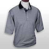 New Silk/Cotton Herringbone Polo