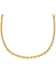 14K Yellow Gold Polished Cable Link Necklace