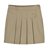 Juniors' Uniform Tab Pleat Scooter - Khaki