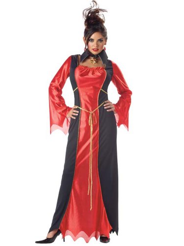 Womens Theatre Costumes Vampire Costume Vampiress Costume Countess Sorceress Sizes: Medium
