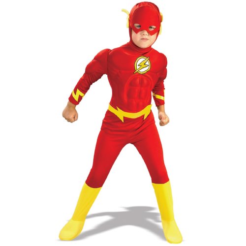 DC Comics The Flash Muscle Chest Deluxe Child Costume - Kid's Costumes