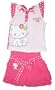 Ensemble T shirt et jupe Charmmy Kitty fille rose fushia