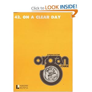 Downloads On A Clear Day Yamaha Electone Organ Course Sheet Music E Book Mon Premier Blog