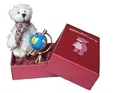 Review Teddy Delivery  / Send Our Traveling Teddy to Deliver Your Special Message Holding a Miniature Globe. FREE Gift Card / Message Service. Small Gift That Fits In A Pocket And Makes An Ideal Gift for a Backpacker, Gift for a Traveler or Leaving Present