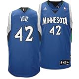 Kevin Love Timberwolves Blue NBA Replica Jersey - Men's