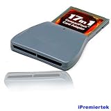 iPremiertek 17-in-1 Compact Flash Card Adapter / Reader MS +MS Pro Duo +SD+TFlash+miniSD+RSMMC+MS Pro Duo+XD