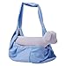 Vktech Pet Doggy Cat Comfortable Sling Carrier Pouch Travel Traveler Tote Bag Handbag (Blue)