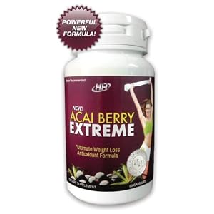 Acai Berry Extreme - Powerful New Formula: All-In-One Weight Loss, Colon Cleanse, Antioxidant, Appetite Suppressant, Metabolism Booster Diet Pill Formula