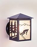 Peaked Wall Sconce - SKIER - Small - Wet Location