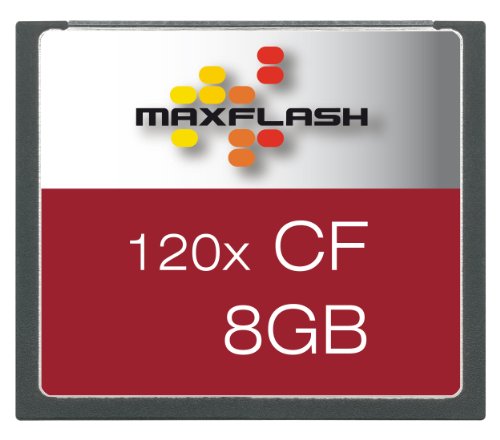 Maxflash Compact Flash (CF) Card 8GB Speicherkarte (original Handelsverpackung) Preisvergleich