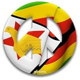 Peace Sign Magnet of Zimbabwe by MEYOTO