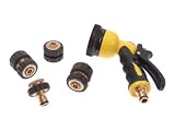 Faithfull - Hose Kit Set With Fittings and Spray gun Outdoor Living