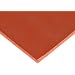 CS Hyde Silicone Sponge Rubber, Closed Cell, Commercial Grade, Medium Density, 0.032" Thick, Red, 12" Width, 12" Length
