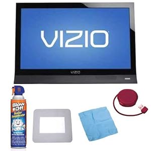 Vizio 19 Inch Razor LED LCD HDTV/ Monitor 60HZ Model M190VA Plus Computer Accessory Bundle