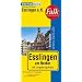 Falk Stadtplan Extra Standardfaltung Esslingen