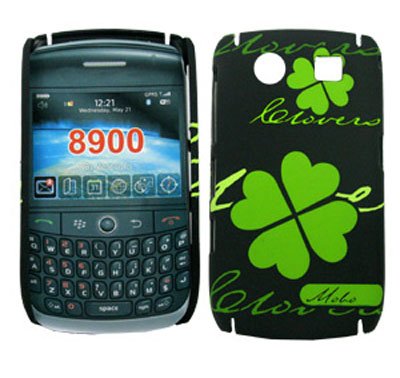 BlackBerry Curve/Javelin 8900 Clover Leaf – Irish Hard Case/Cover/Faceplate/Snap On/Housing/Protector