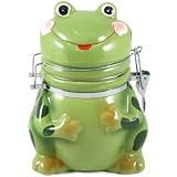 Boston Warehouse Ceramic Frog Hinged Storage Jar by Boston Warehouse